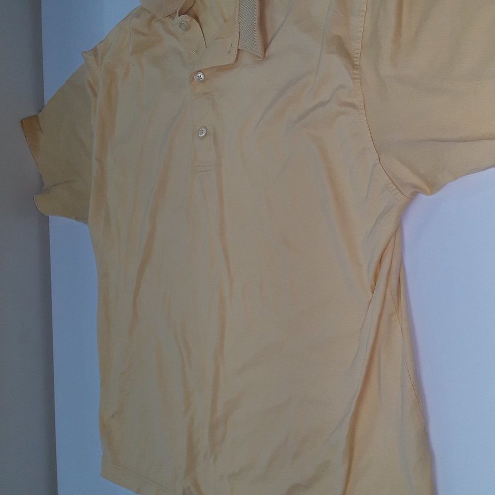 Callaway Golf yellow golf polo shirt